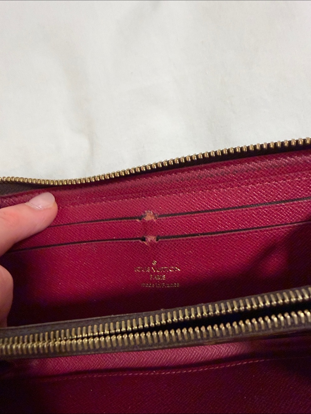 Louis Vuitton Monogram Zip Wallet - Brown and Tan - Picture 3 of 7